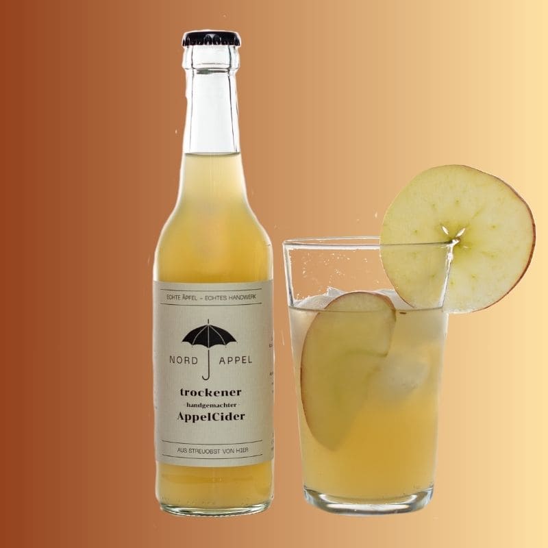 Trockener handgemachter AppelCider 6,1% Vol Alk