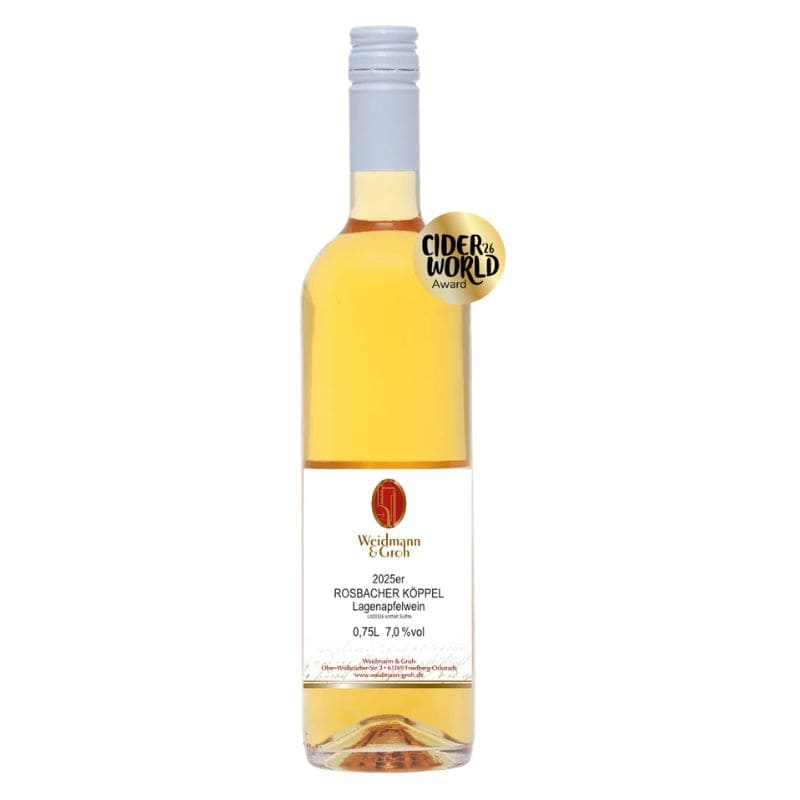 Apfelwein Award Collection 2026 Weidmann & Groh und Rippstiel Glas | 5x0,75L