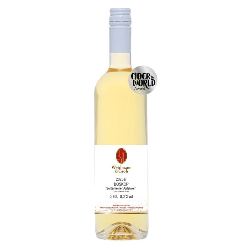 Apfelwein Award Collection 2026 Weidmann & Groh und Rippstiel Glas | 5x0,75L